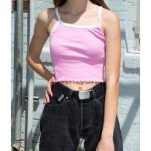 Brandy Melville pink tank top